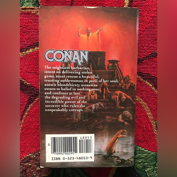 Conan the Unconquered Robert Jordan 1983 Paperback Book 1st Printing - Picture 2 of 4